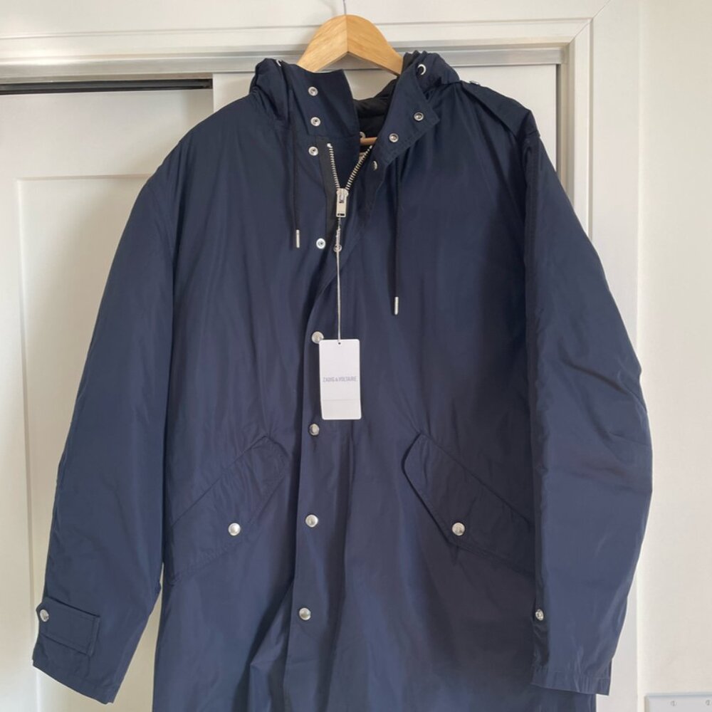NEW Zadig & Voltaire Kattle Amo Tech Parka 2pc size M